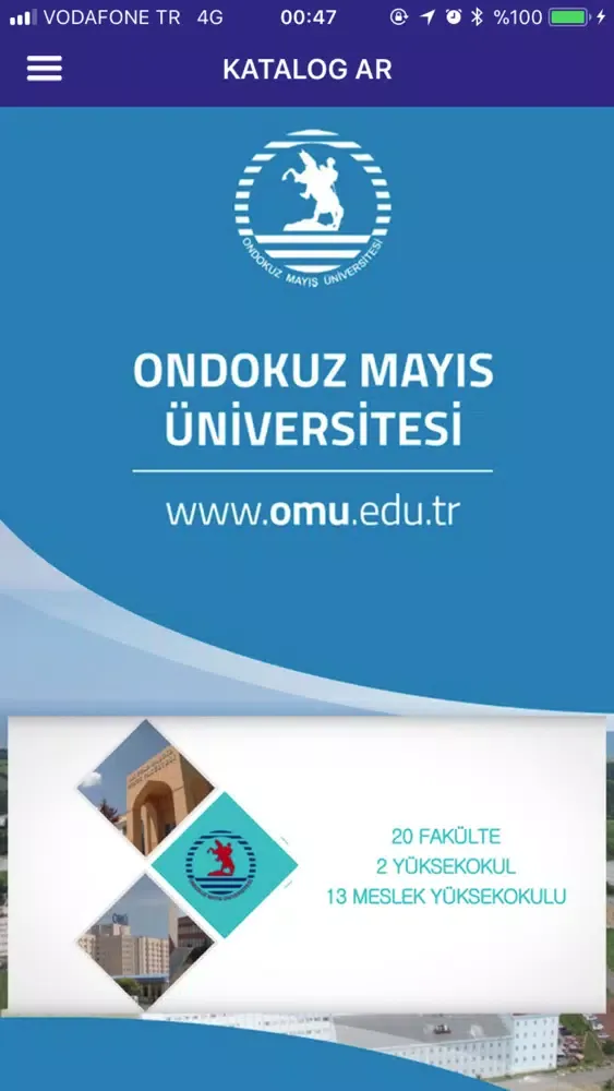 ภาพหน้าจอของ OMÜ AR