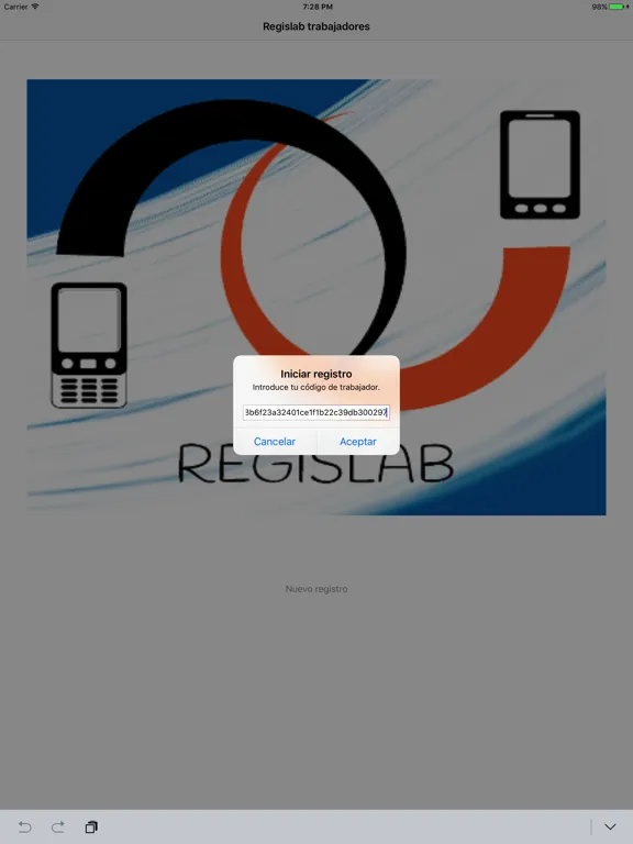 Regislab Trabajadores iPad  স্ক্রিনশট