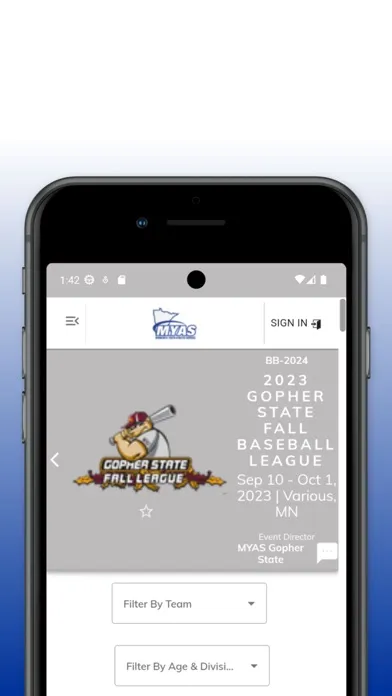 MN Youth Athletic Services سکرین شاٹس