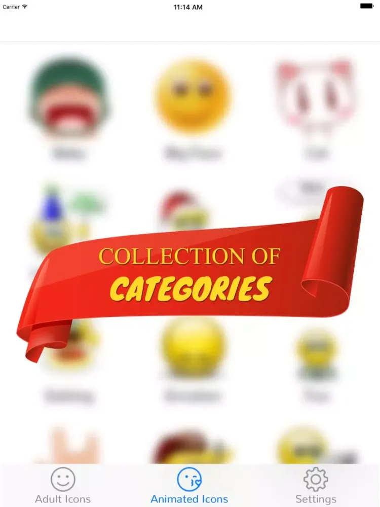 Tangkapan skrin Adult Emoji Icons - Funny Stickers for Chatting iPad 