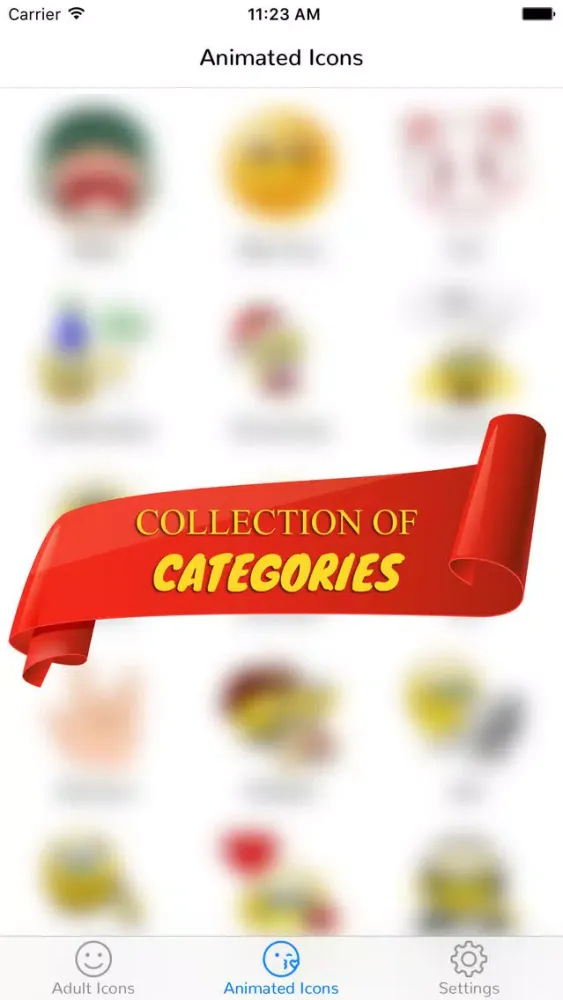 Tangkapan skrin Adult Emoji Icons - Funny Stickers for Chatting