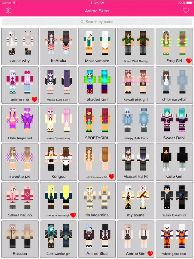 Anime Skins - Best Skins for Minecraft PE iPad 應用截圖