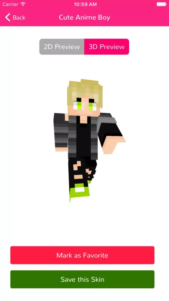 Anime Skins - Best Skins for Minecraft PE應用截圖