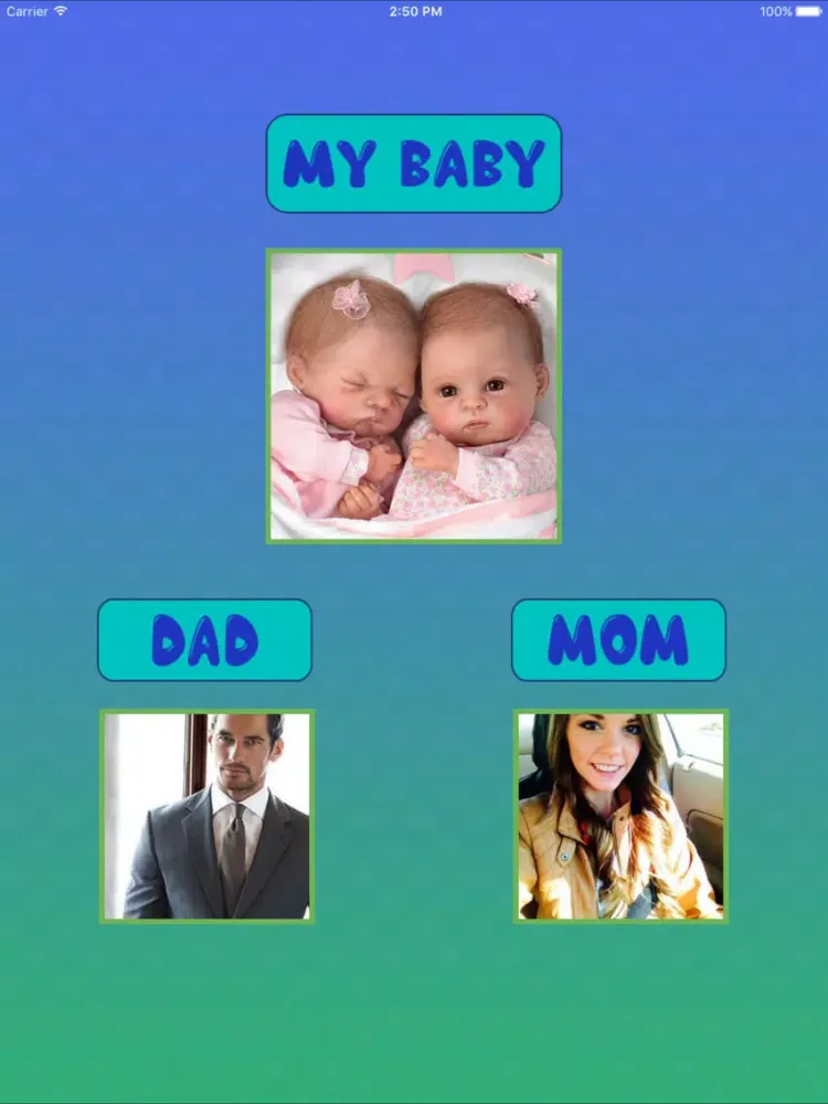 Ảnh chụp màn hình của Future Baby Generator - Your Baby Predictor iPad 