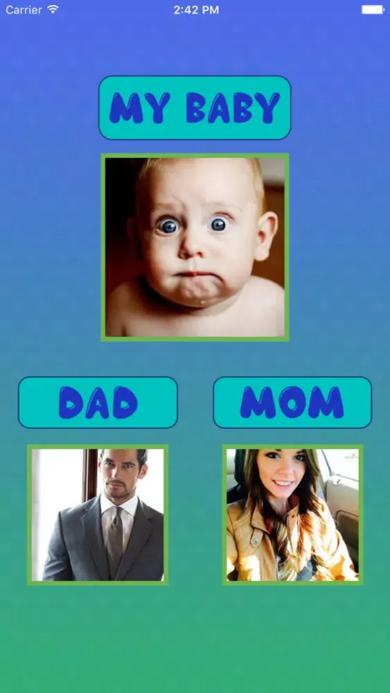 Ảnh chụp màn hình của Future Baby Generator - Your Baby Predictor