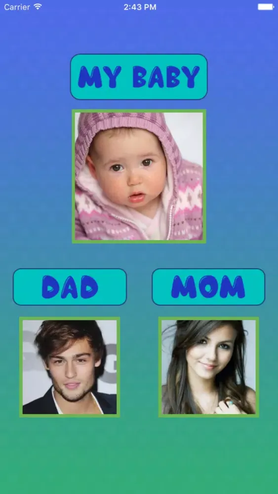 Ảnh chụp màn hình của Future Baby Generator - Your Baby Predictor