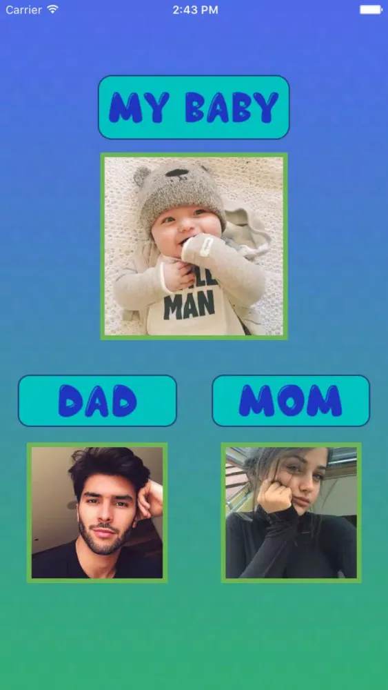 Ảnh chụp màn hình của Future Baby Generator - Your Baby Predictor