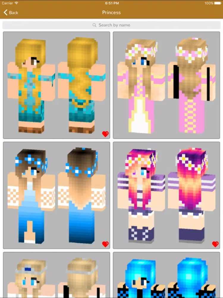 Capturas de tela do Girl Skins for Minecraft Pocket Edition-MCPE Skins iPad 