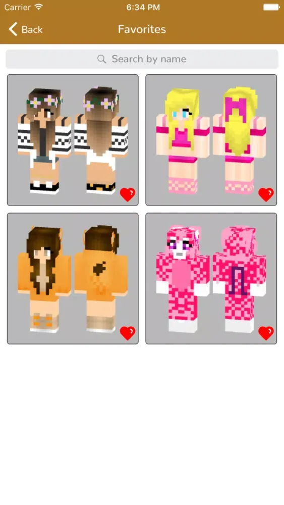 Capturas de tela do Girl Skins for Minecraft Pocket Edition-MCPE Skins