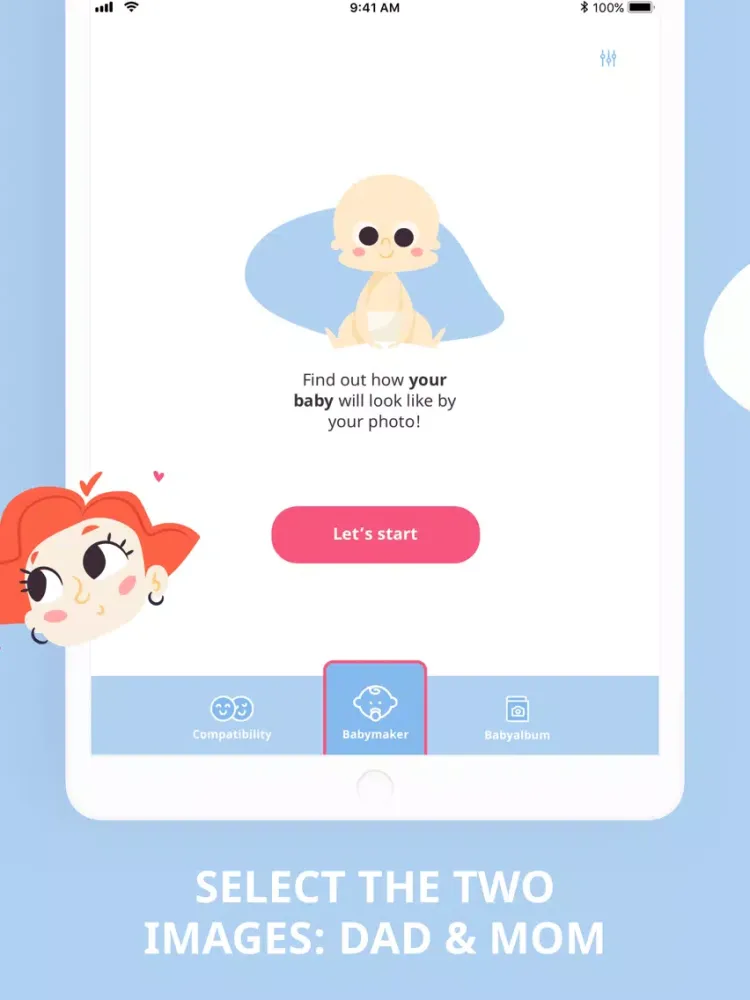 Screenshot di The Face of Your Future Baby iPad 