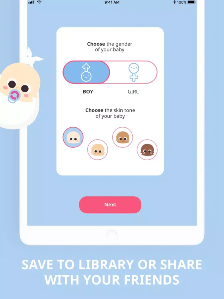Screenshot di The Face of Your Future Baby iPad 