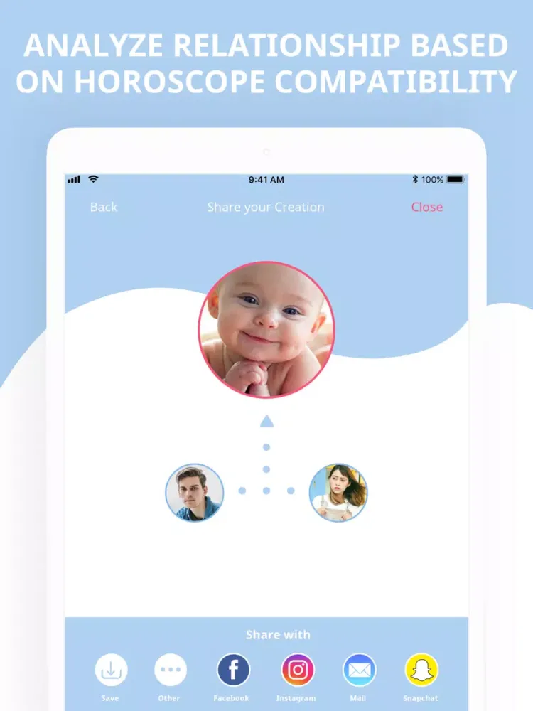Screenshot di The Face of Your Future Baby iPad 
