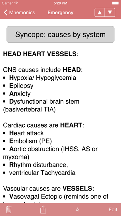 Med Mnemonics Screenshots