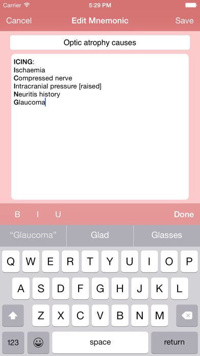Med Mnemonics Screenshots