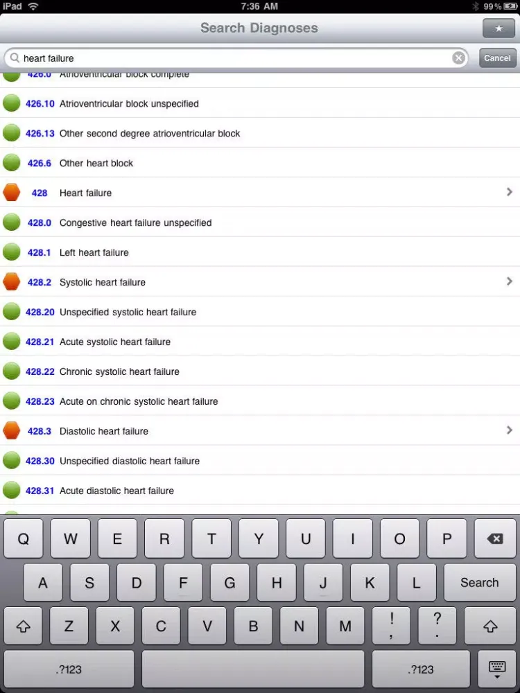 صور ICD9 Consult 2015 iPad 