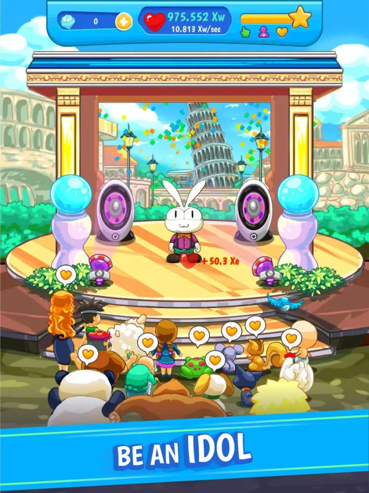 Bunbu Dance Tour: Idol Clicker iPad  स्क्रीनशॉट