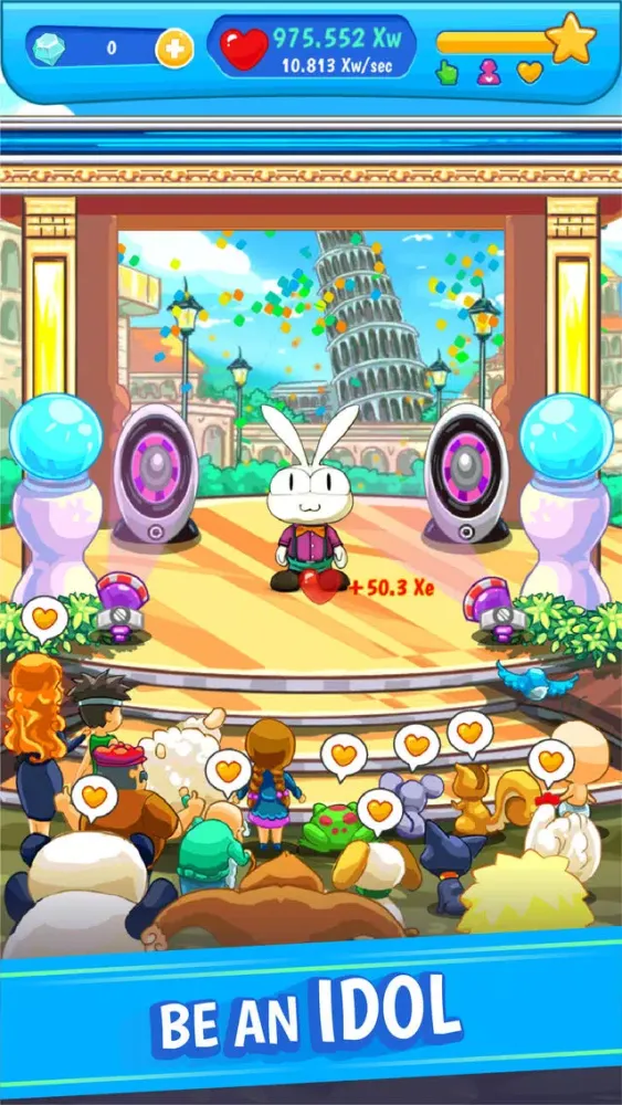 Bunbu Dance Tour: Idol Clicker स्क्रीनशॉट