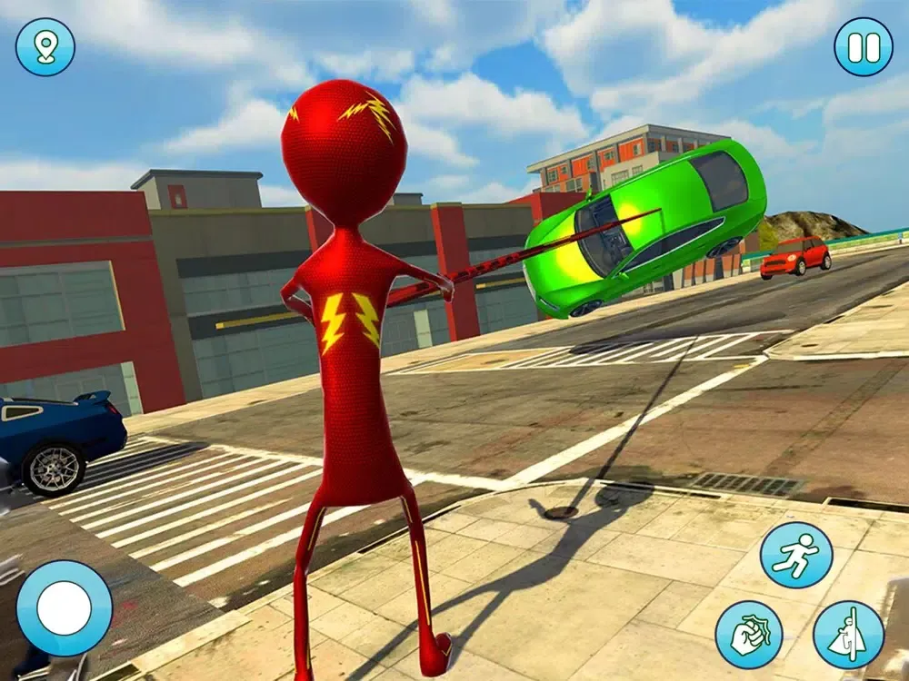 صور Amazing Stickman Flying Hero iPad 