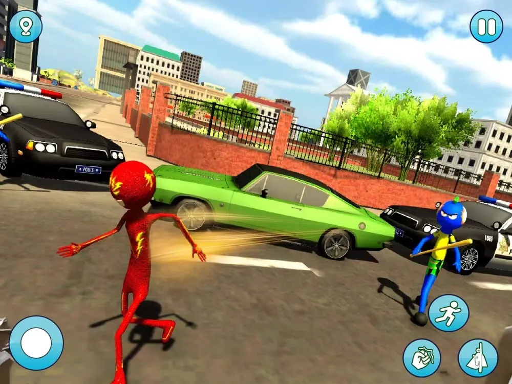 صور Amazing Stickman Flying Hero iPad 