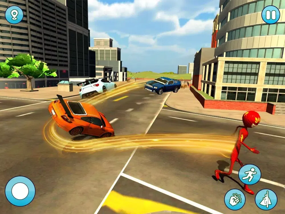 صور Amazing Stickman Flying Hero iPad 