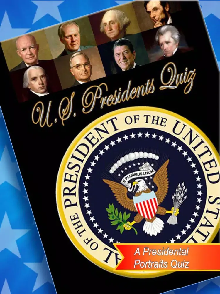 US Presidents Trivia Quiz Free - United States Presidential Historical Photo Recognition Guessing Educational Game iPad 应用截图