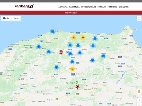 Captures d'écran de Rehber37 - Kastamonu Rehberi iPad 