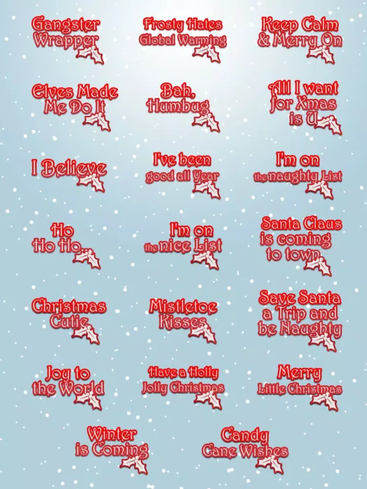 Christmas Lifestyle Messages iPad 應用截圖