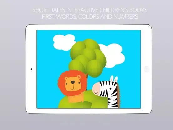 Small Stories for Kids - Short Tales Interactive Children's Books: First Words, Colors and Numbers iPad  Screenshots