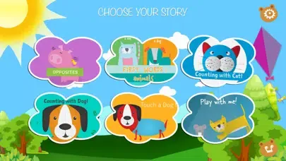 Small Stories for Kids - Short Tales Interactive Children's Books: First Words, Colors and Numbers Screenshots