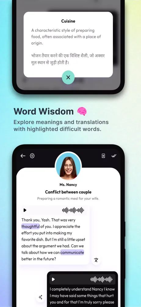 Screenshot di Converse - AI English Speaking