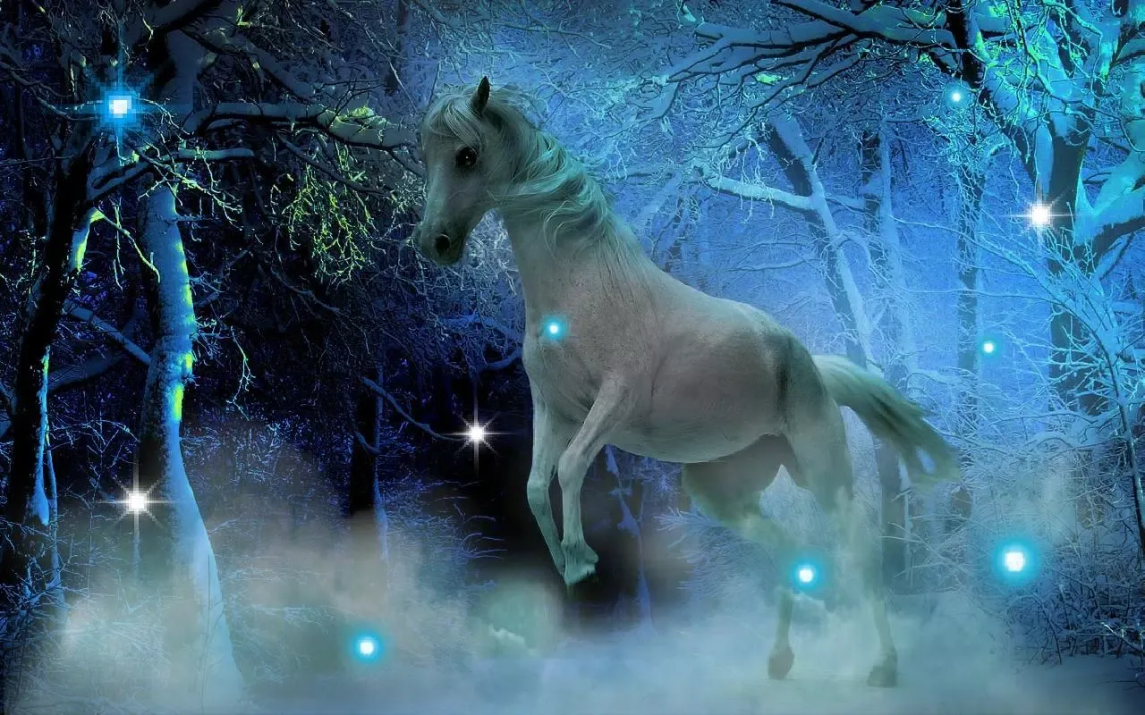 صور Horses Night live wallpaper