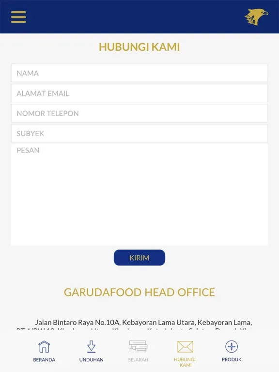 GarudaFood Profile iPad  Ekran Görüntüleri