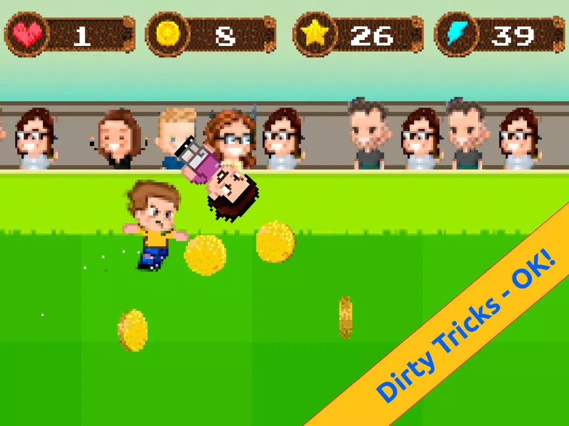FOOTBALL HERO epic soccer saga iPad  スクリーンショット