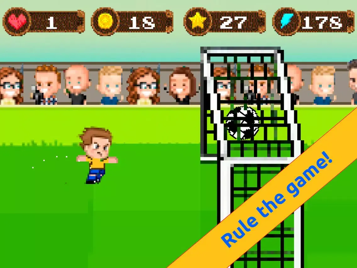 FOOTBALL HERO epic soccer saga iPad  スクリーンショット