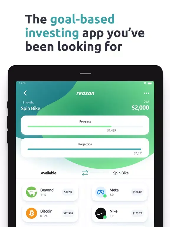 Capturas de pantalla de Reason: Invest Intentionally iPad 
