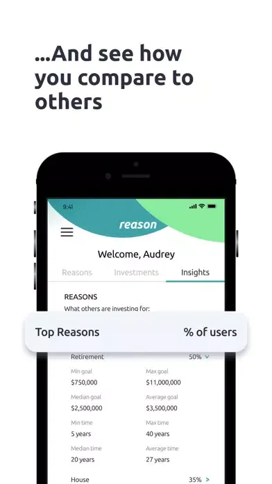 Capturas de pantalla de Reason: Invest Intentionally
