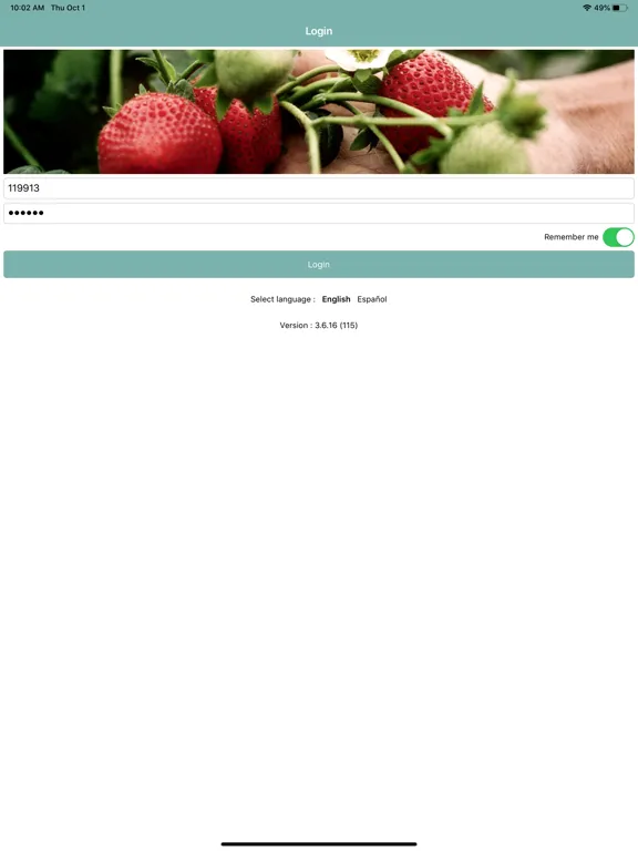 Capturas de pantalla de Fruit Receipt iPad 