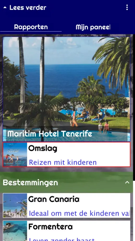 Reizen met kinderen Screenshots