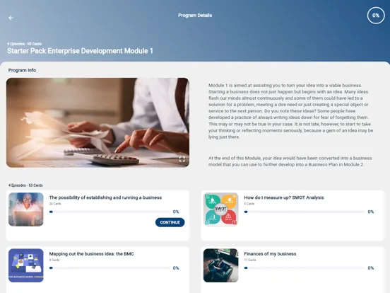 Zrzuty ekranu KnowledgePele iPad 