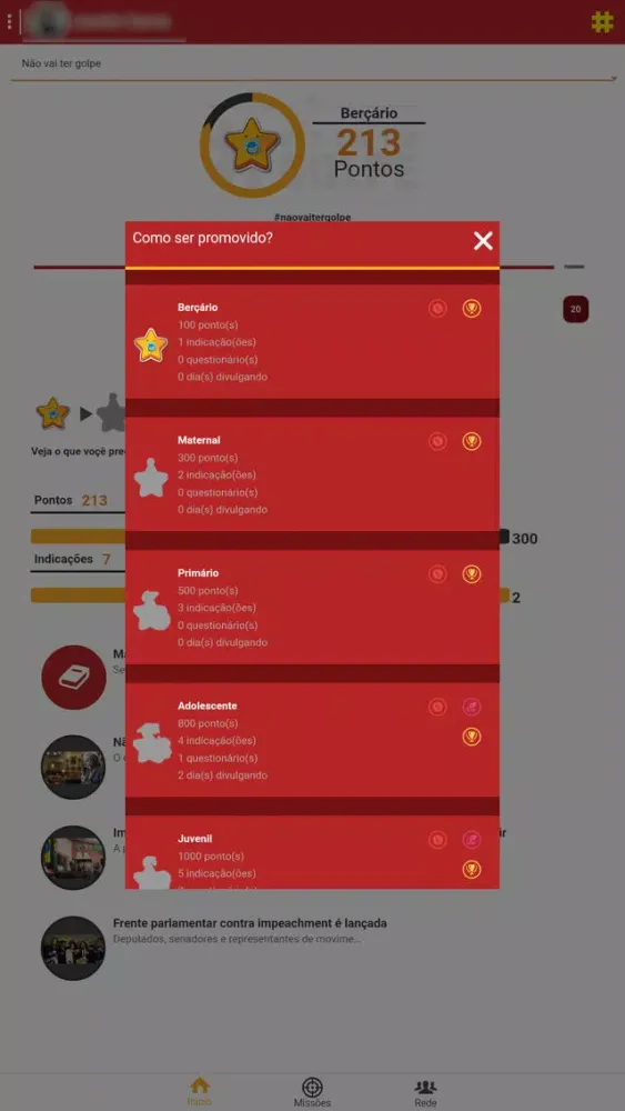 Capturas de pantalla de Não vai ter golpe