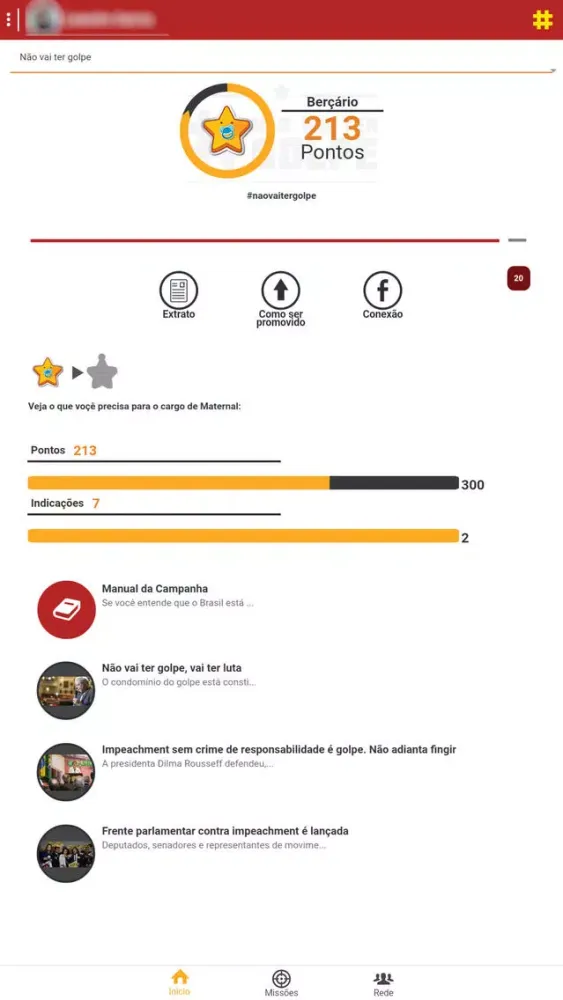 Capturas de pantalla de Não vai ter golpe