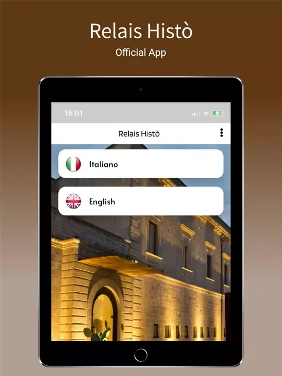Zrzuty ekranu Relais Histò iPad 