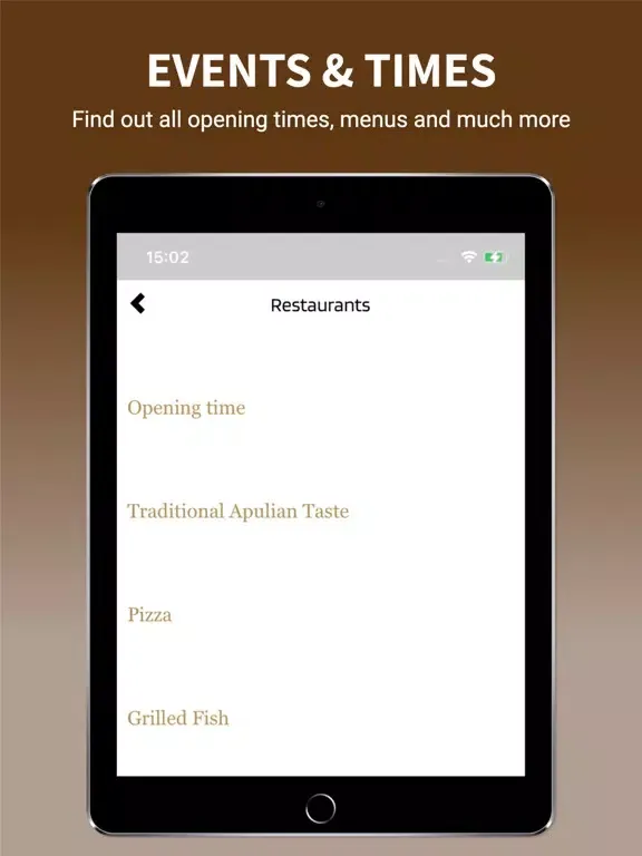 Zrzuty ekranu Relais Histò iPad 