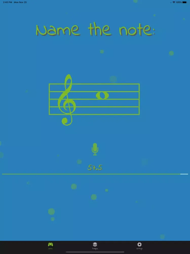Ảnh chụp màn hình của Mad Minute Music iPad 