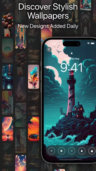 Eddit – Fresh Wallpapers Daily应用截图