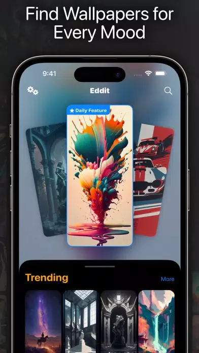 Eddit – Fresh Wallpapers Daily应用截图