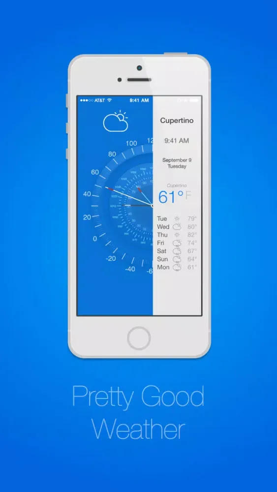 Pretty Good Weather - Free Weather Forecast & Barometer for iPhone Screenshots