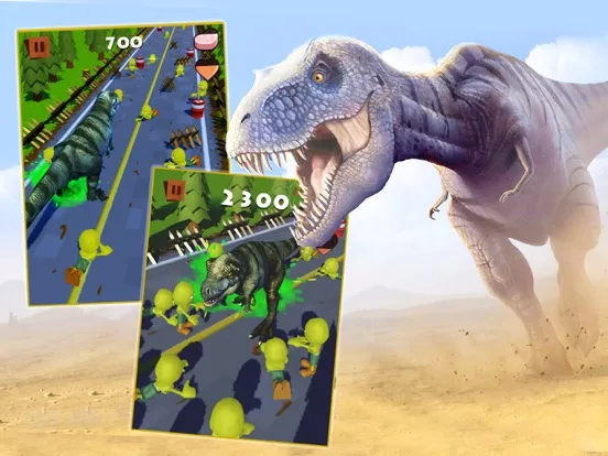 Zrzuty ekranu Dinosaur VS Zombie iPad 