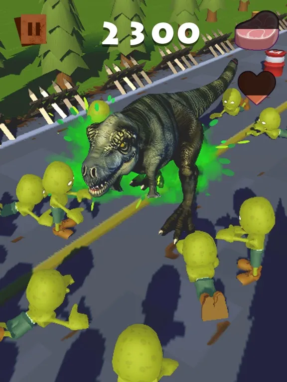 Zrzuty ekranu Dinosaur VS Zombie iPad 