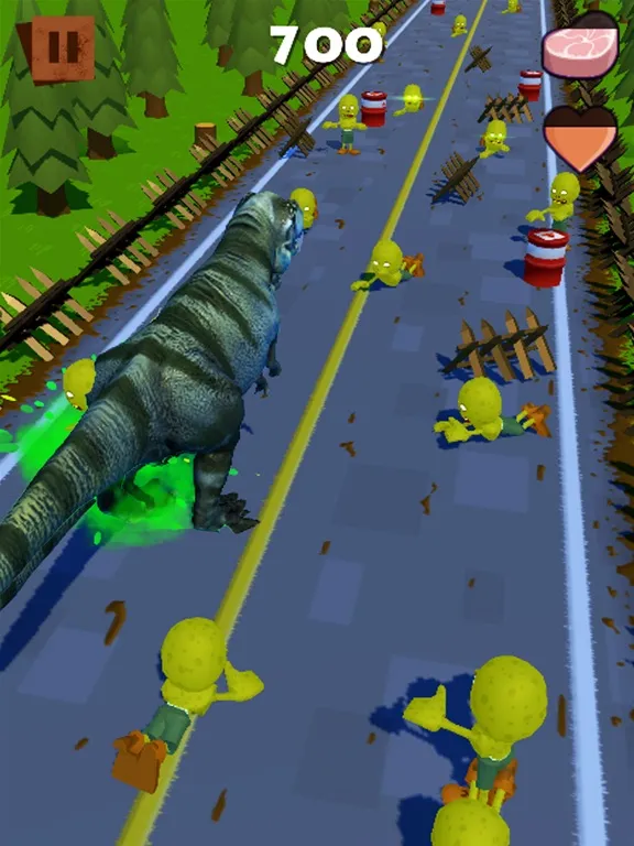 Zrzuty ekranu Dinosaur VS Zombie iPad 
